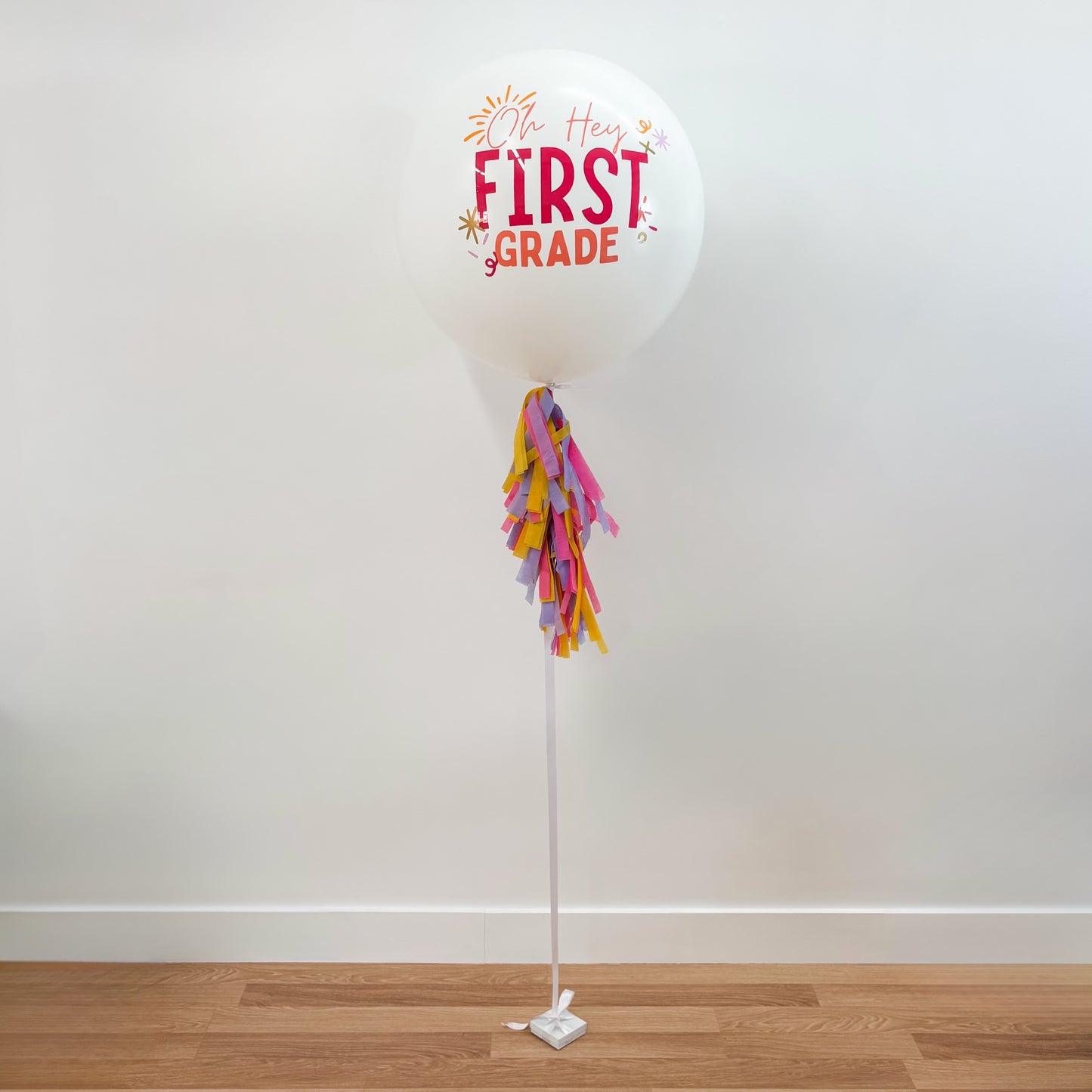 Back to School Jumbo Helium Balloon